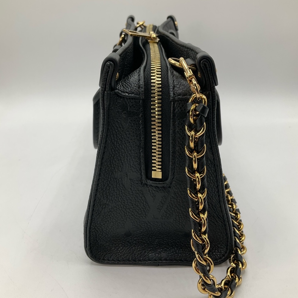 Louis Vuitton On The Go East West Monogram Black Leather Tote Bag Purse - Picture 6 of 14